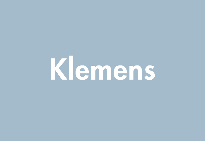 Klemens meaning