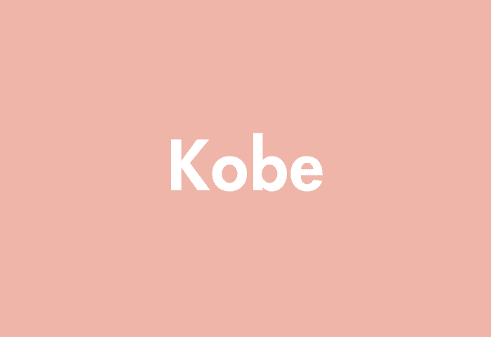 Kobe meaning