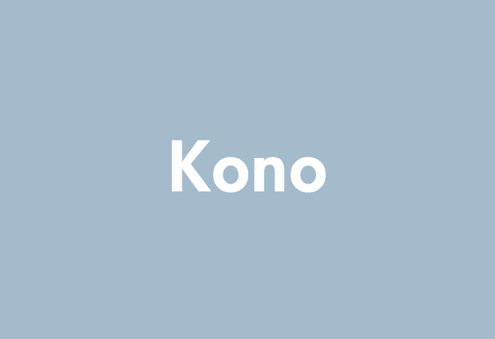 Kono meaning