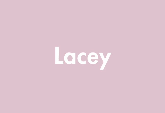 Lacey meaning