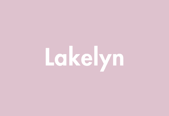 Lakelyn meaning