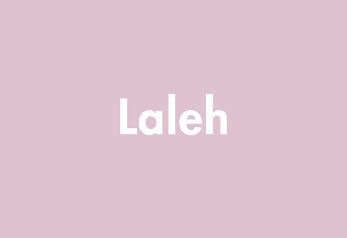 Laleh meaning