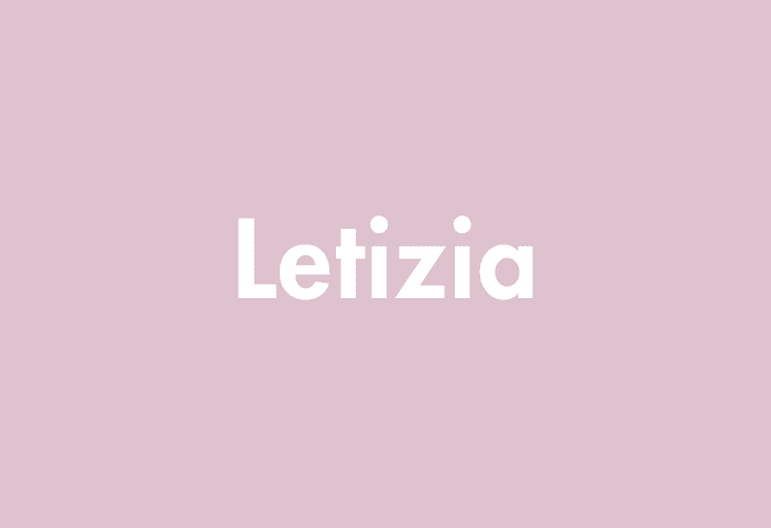 Letizia meaning