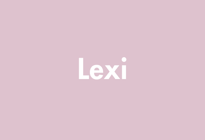 Lexi meaning