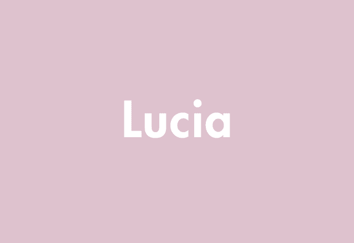 Lucia meaning