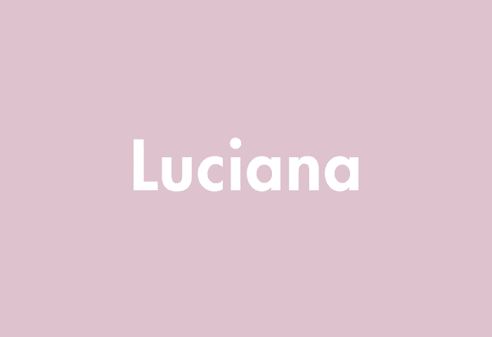 Luciana meaning