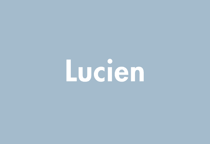Lucien meaning
