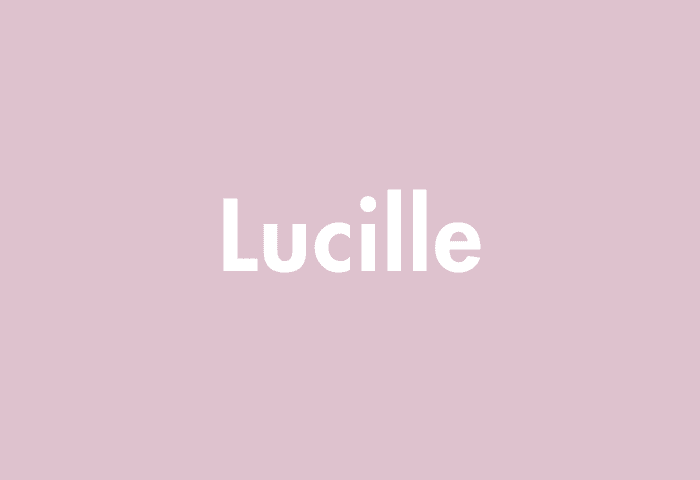 Lucille meaning