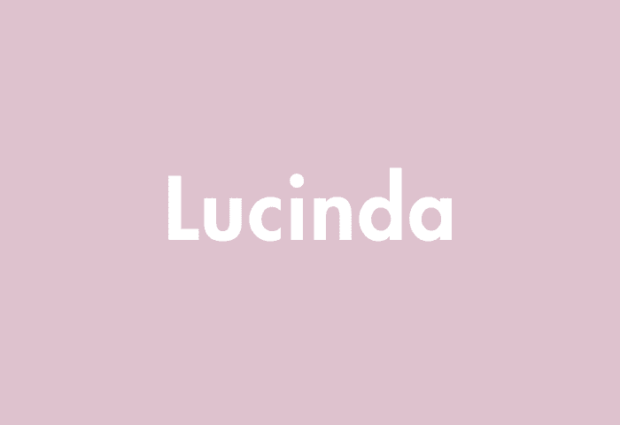 Lucinda meaning