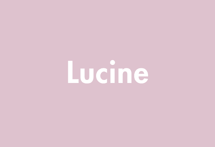 Lucine meaning