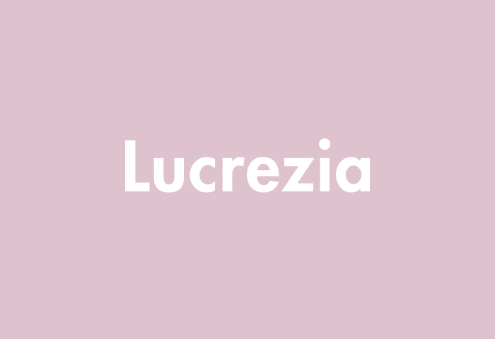 Lucrezia meaning