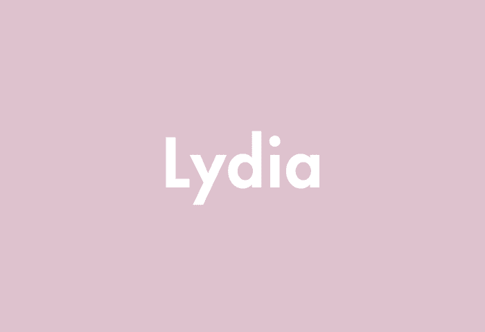 Lydia meaning