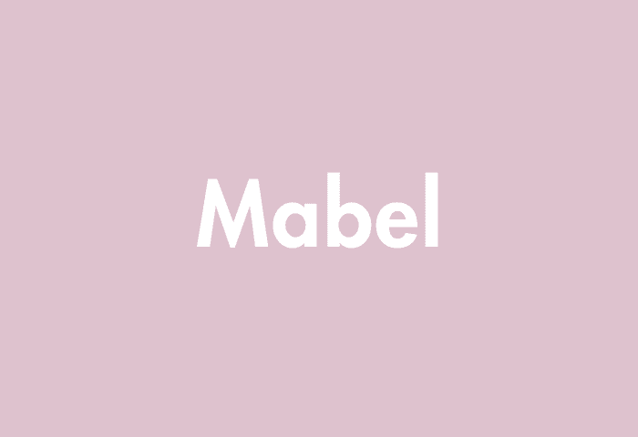 Mabel meaning