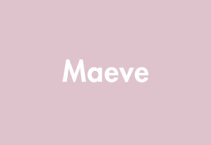 Maeve meaning