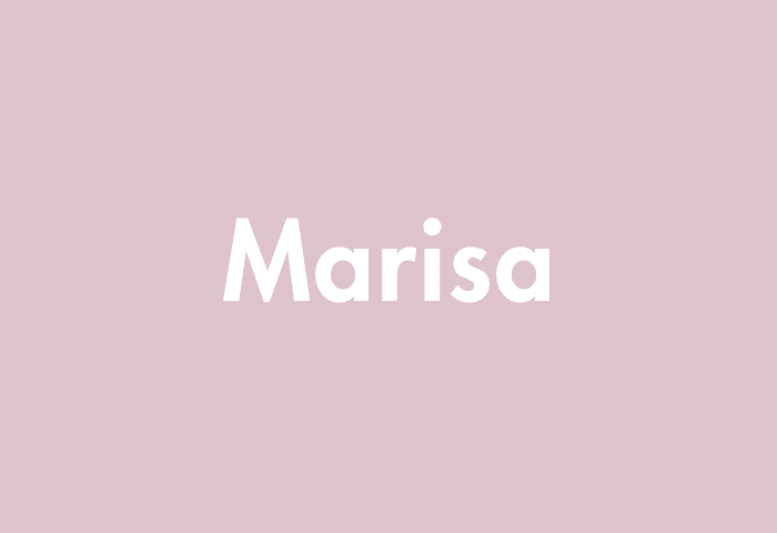Marisa meaning