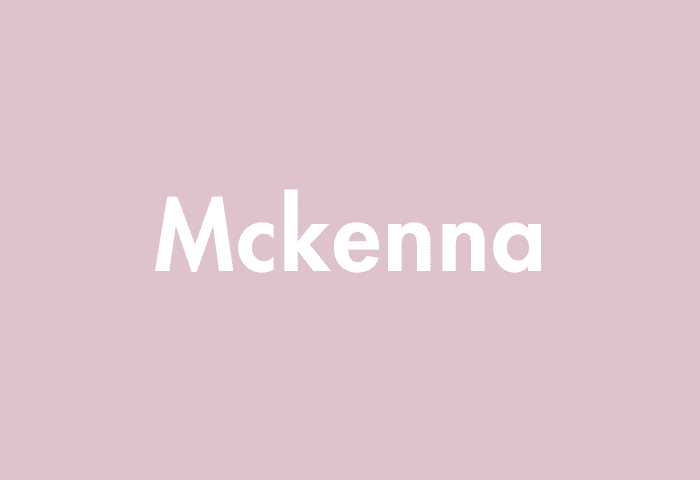 Mckenna meaning