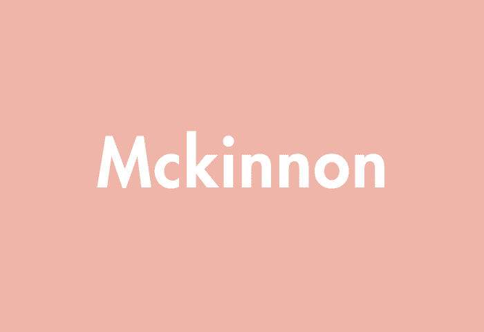 Mckinnon meaning