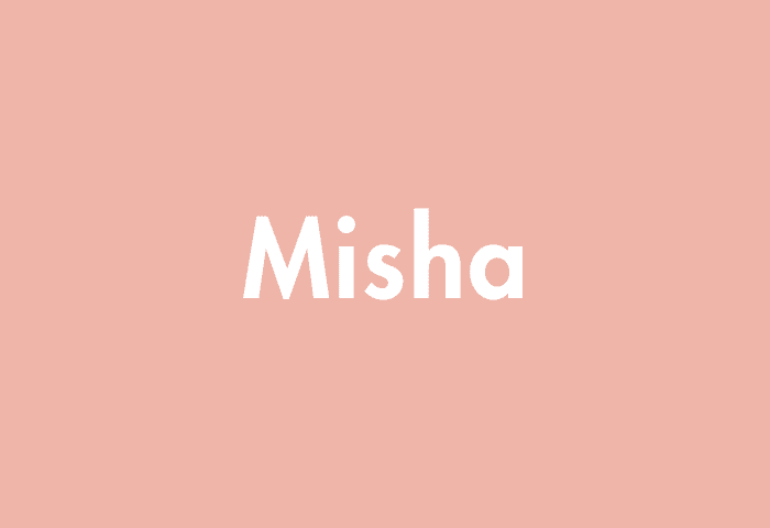 Misha meaning