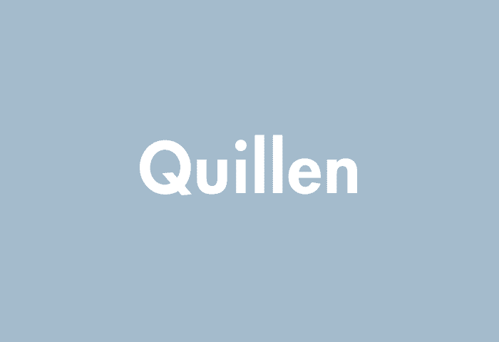 Quillen meaning