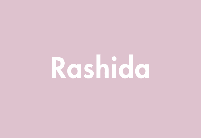 Rashida meaning