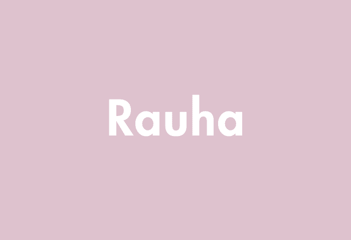 Rauha meaning