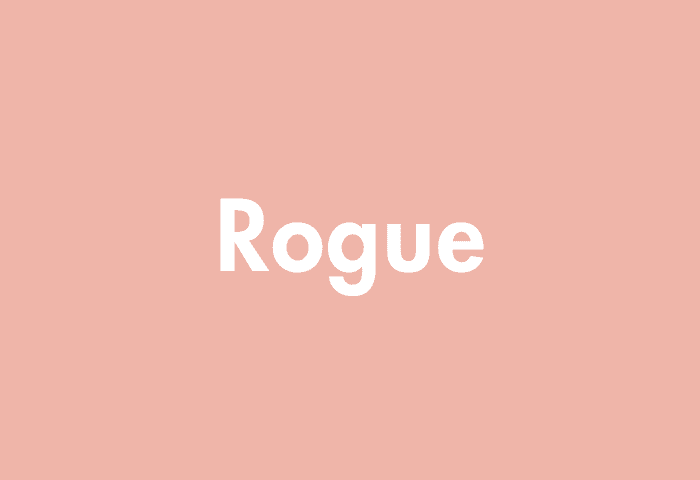 Rogue meaning