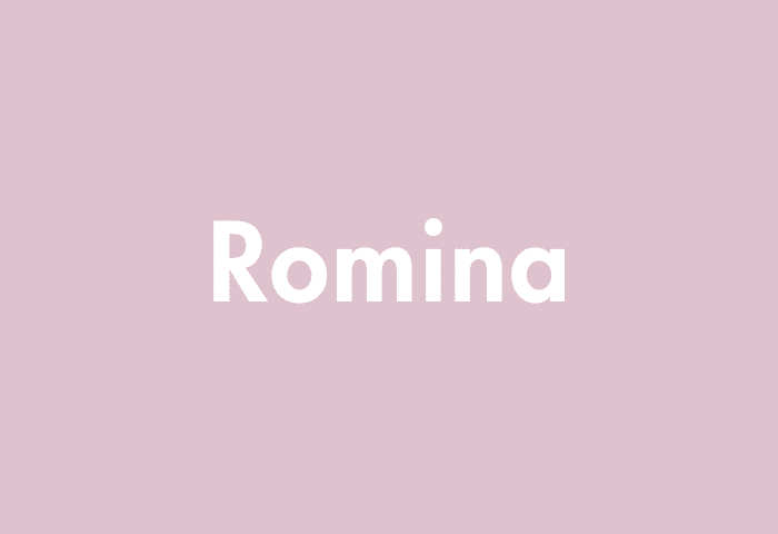 Romina meaning