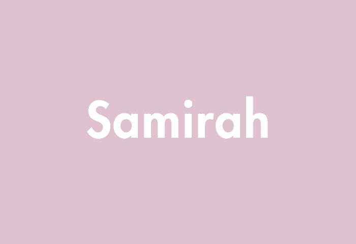 Samirah meaning