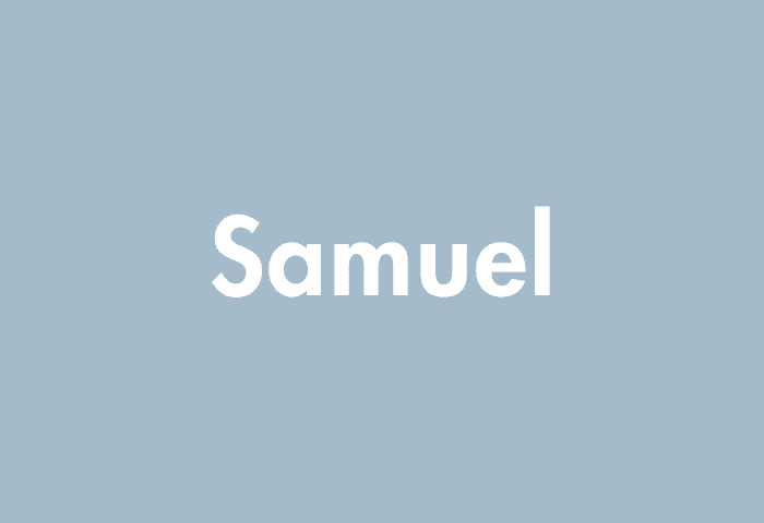 Samuel meaning