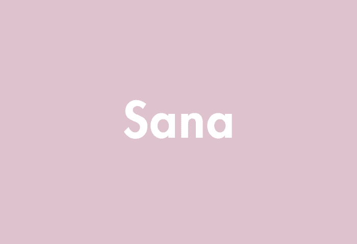 Sana meaning