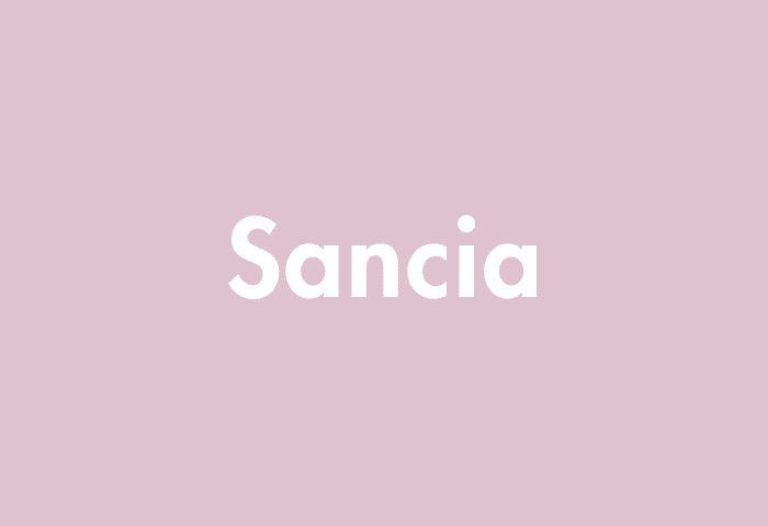 Sancia meaning