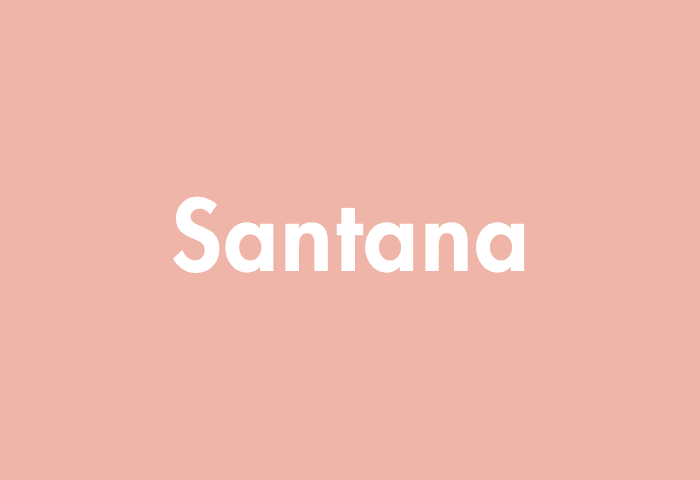 Santana meaning