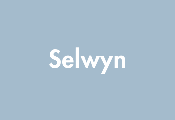 Selwyn meaning