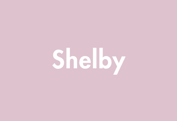 Shelby meaning