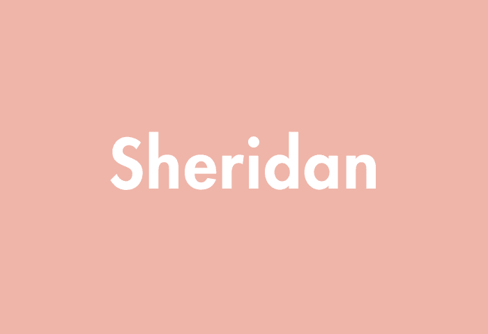 Sheridan meaning