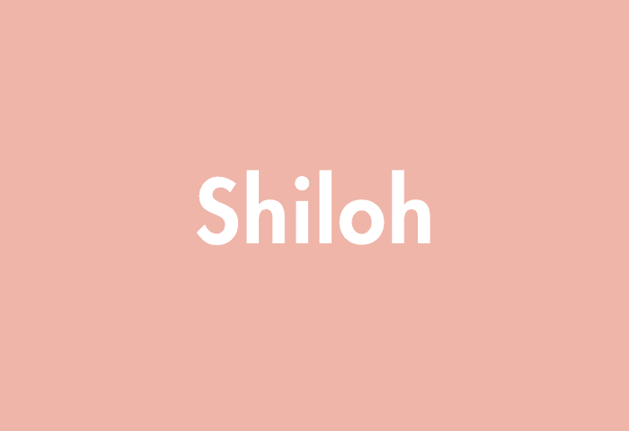 Shiloh meaning