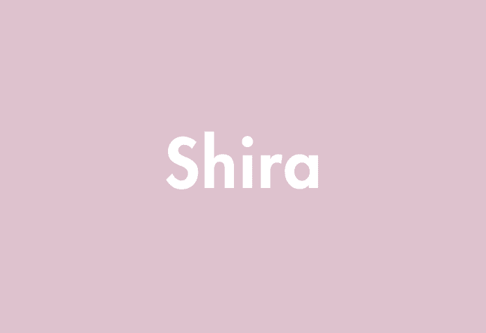 Shira meaning