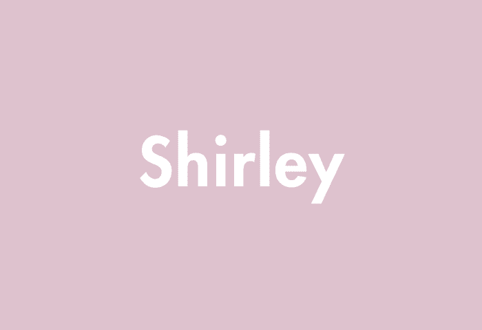 Shirley meaning