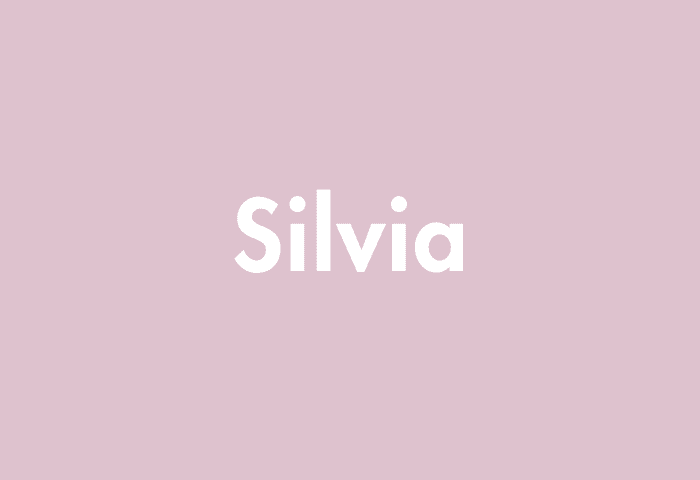 Silvia meaning