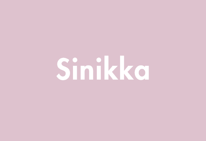 Sinikka meaning