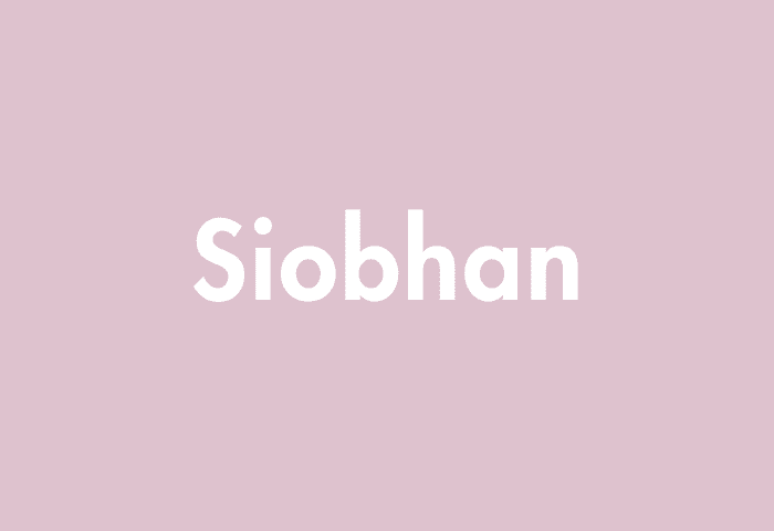 Siobhan meaning