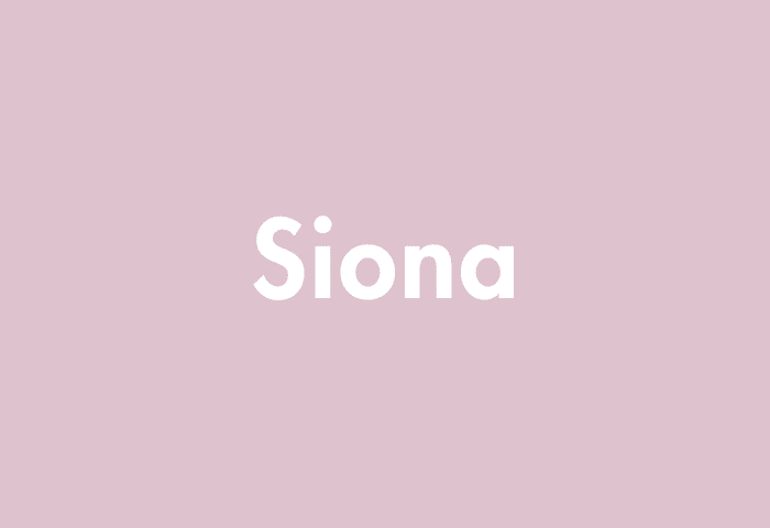 Siona meaning