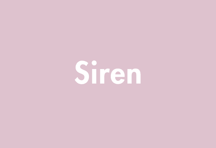 Siren meaning