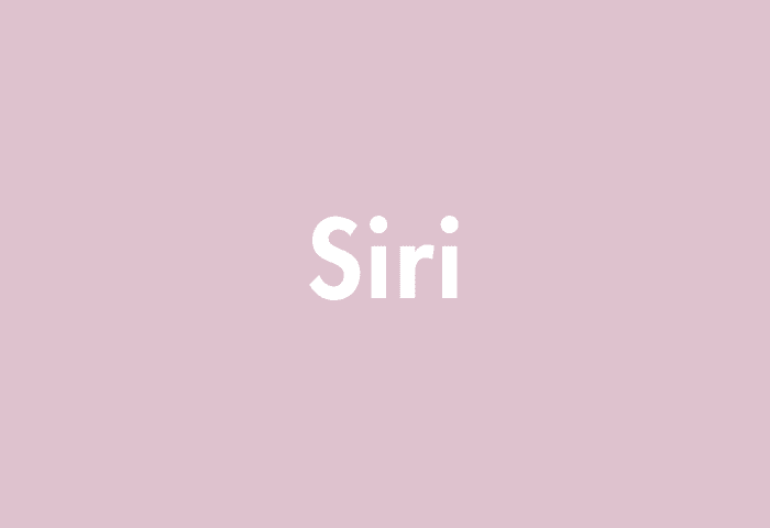 Siri meaning