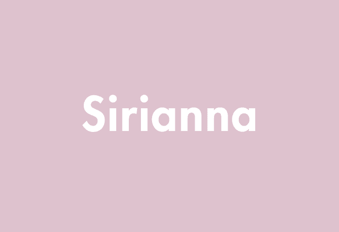 Sirianna meaning
