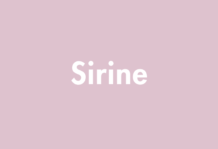 Sirine meaning