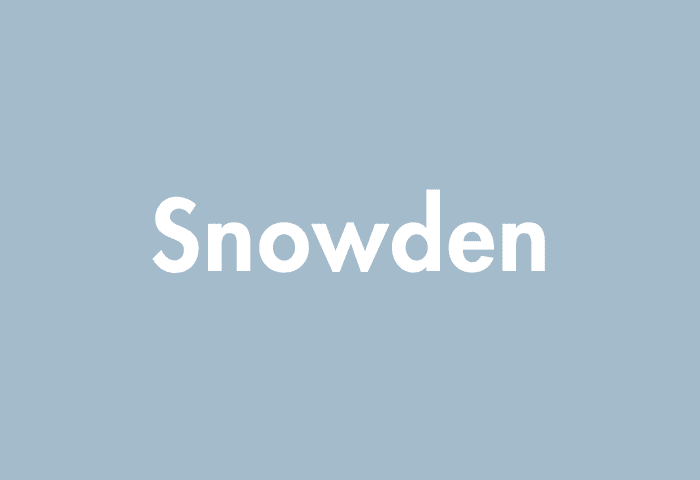 Snowden meaning