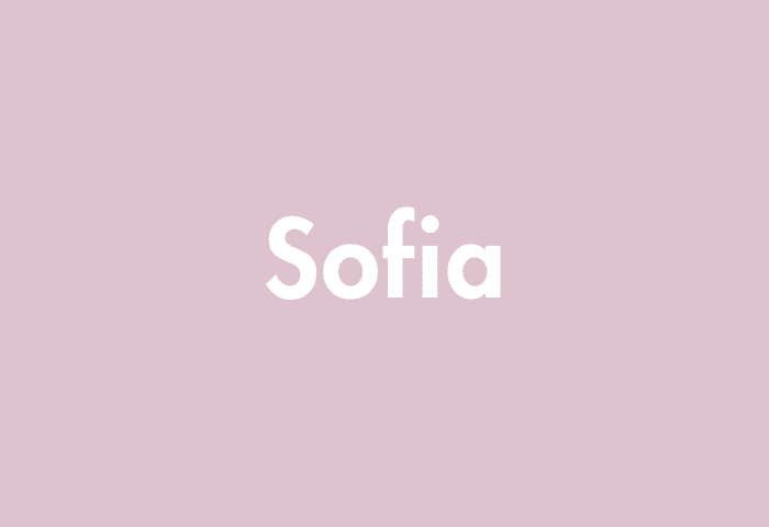 Sofia meaning