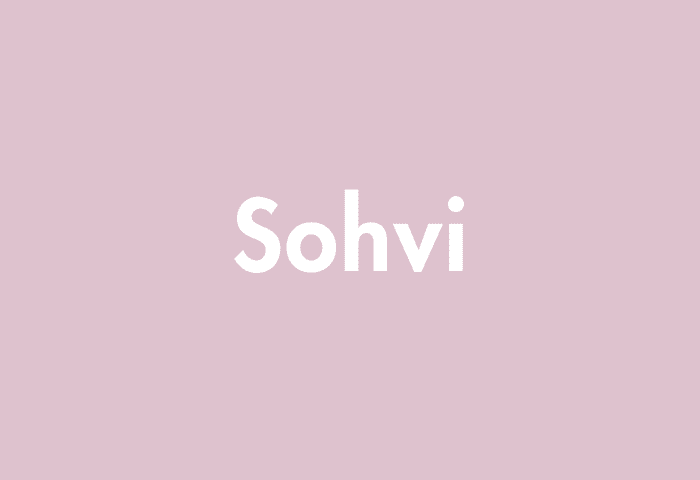 Sohvi meaning