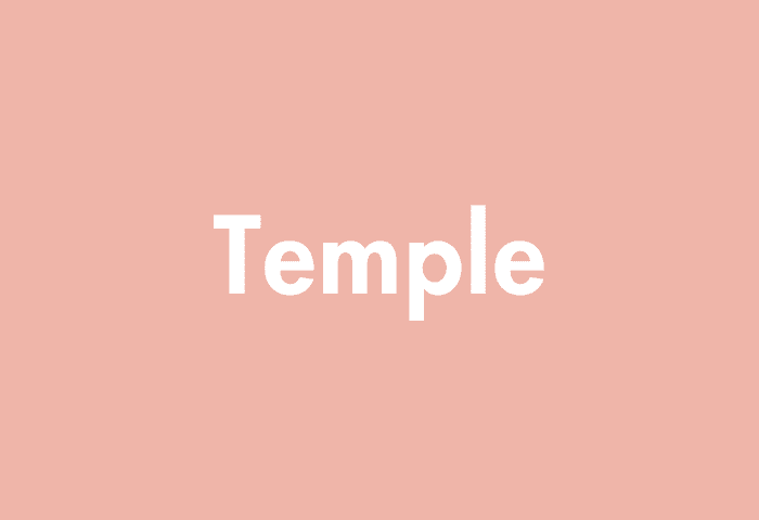 Temple meaning